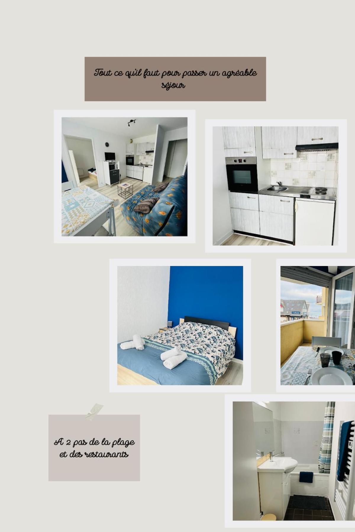 Appartement Trestraou 2p With A Small Sea View
